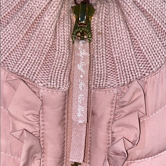 Juicy Couture Knit & Down Ruffled Puffer Vest - Picture 5 of 9
